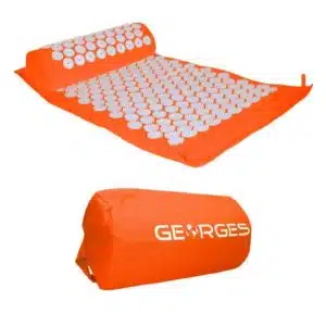GEORGES Akupressurmatte »Akupressurmatte mit Kissen 75x44cm Orange«