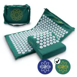 riijk Akupressurmatte »Akkupressurmatte« (Set, Akupressurmatte, Kissen & Tasche), Akupressurmatte mit neuer Kissenform & Tasche Akupunkturmatte mit...